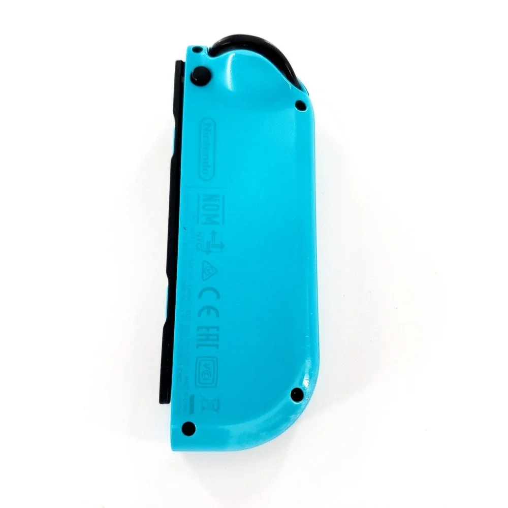 Genuine Nintendo Switch Joy-Con Left Neon Blue w/ Strap Missing Rubber Tested
